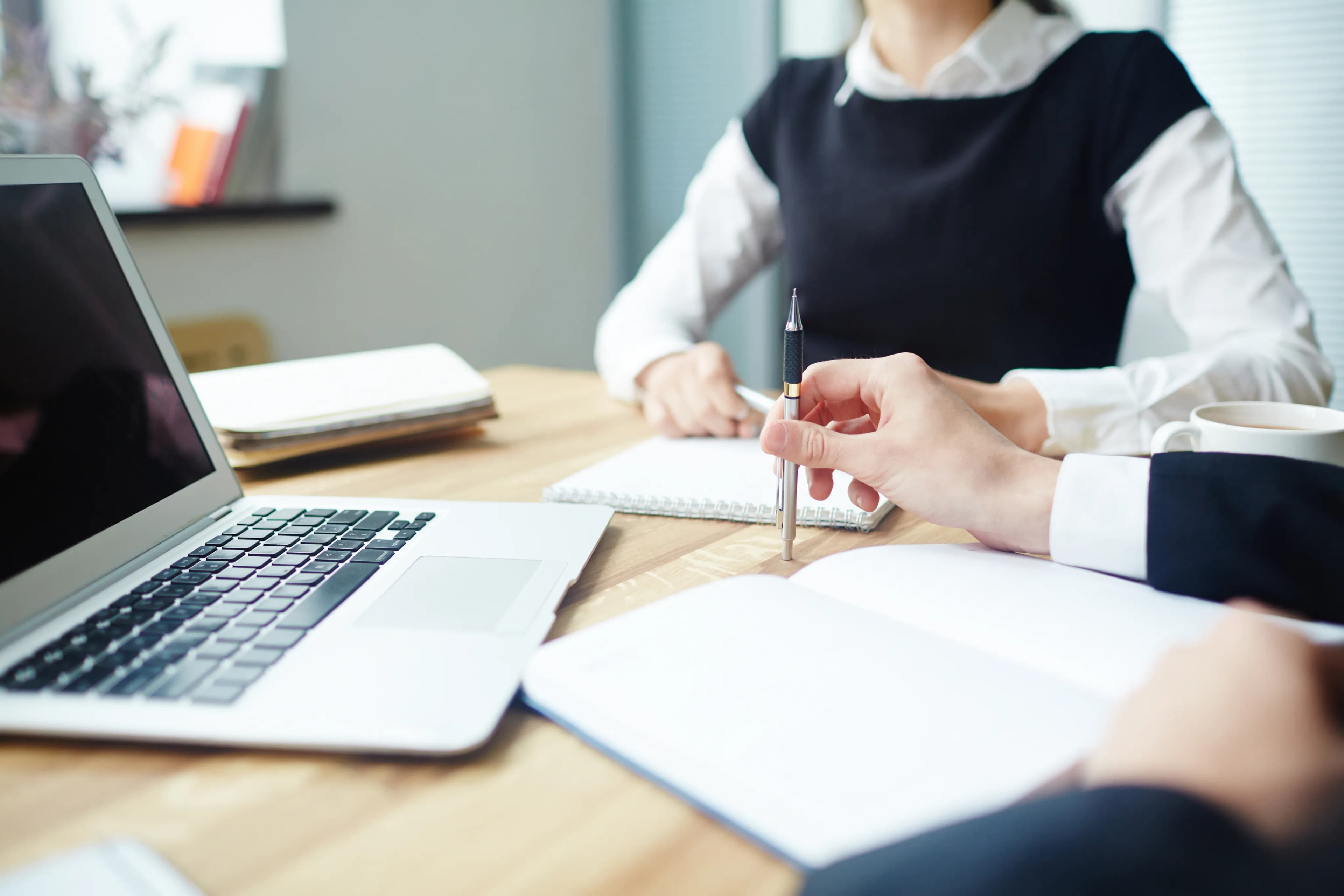 Person working